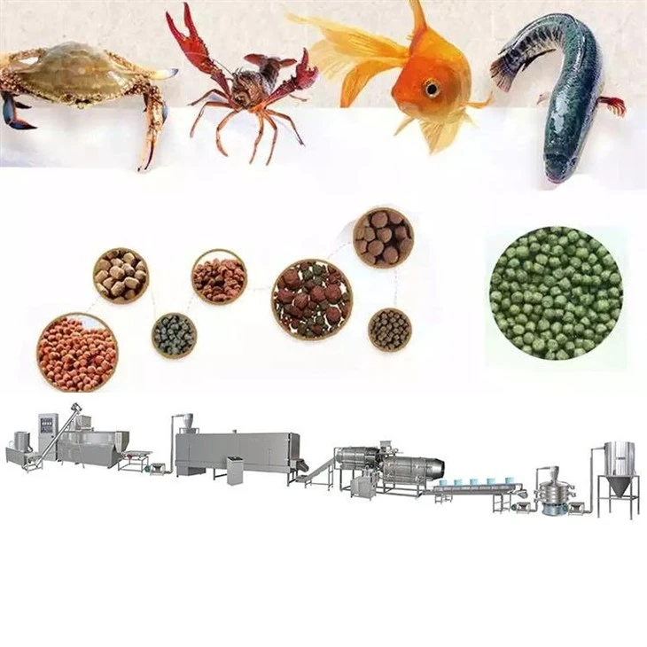 Pet Food Fish Feed Pellet Production Line factory